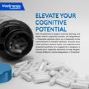 Magnesium l-Threonate Supplement Capsules 120 Count - 3000mg - High Absorption Magnesium Supplement Liposomal, Ultra Strength Magnesium Threonate for Brain, Sleep Support, Energy, and Heart Health