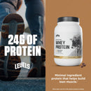Levels Grass Fed Whey Protein Powder, No Artificials, 24G of Protein, Double Chocolate, 5LB