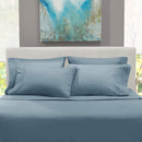 Hearth & Harbor Extra Deep Pocket Sheets - Fits Mattress 18-24 Inches Deep - Extra Deep Pocket Full Size Sets - 6 Piece Full Size - Full - Ice Blue