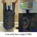 HOLYLUCK set of 3 Reusable Grocery Bags,Heavy Duty Foldable Shopping Bag-sky blue