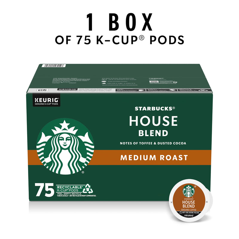 Starbucks K-Cup Coffee Pods—Caramel Flavored Coffee—100% Arabica—1 box (40 pods)