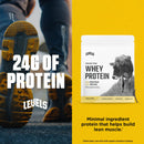 Levels Grass Fed Whey Protein Powder, No Artificials, 24G of Protein, Double Chocolate, 5LB