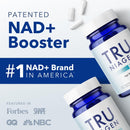 TRU NIAGEN Patented NAD Supplement for Anti Aging and Cell Regeneration, 300mg Niagen, 30 Servings | Supports Cellular Energy, Brain, Muscle | Nicotinamide Riboside (NR) Take 1 Daily | 2 Bottles