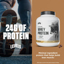 Levels Grass Fed Whey Protein Powder, No Artificials, 24G of Protein, Double Chocolate, 5LB