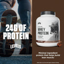 Levels Grass Fed Whey Protein Powder, No Artificials, 24G of Protein, Double Chocolate, 5LB