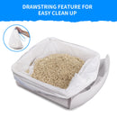 Self Cleaning Cat Litter Box, Automatic Cat Litter Box with APP Control Odor Removal Safety Protection for Multiple Cats, with Garbage Bags