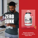 Levels Grass Fed Whey Protein Powder, No Artificials, 24G of Protein, Double Chocolate, 5LB