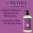 MRS. MEYER'S CLEAN DAY Liquid Hand Soap Refill, Cruelty Free and Biodegradable Formula, Lavender Scent, 33 Fl Oz (Pack of 1)