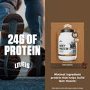 Levels Grass Fed Whey Protein Powder, No Artificials, 24G of Protein, Double Chocolate, 5LB
