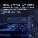 WD_BLACK 1TB SN850X NVMe Internal Gaming Solid State Drive with Heatsink - Works with Playstation 5, Gen4 PCIe, M.2 2280, Up to 7,300 MB/s - WDS100T2XHE