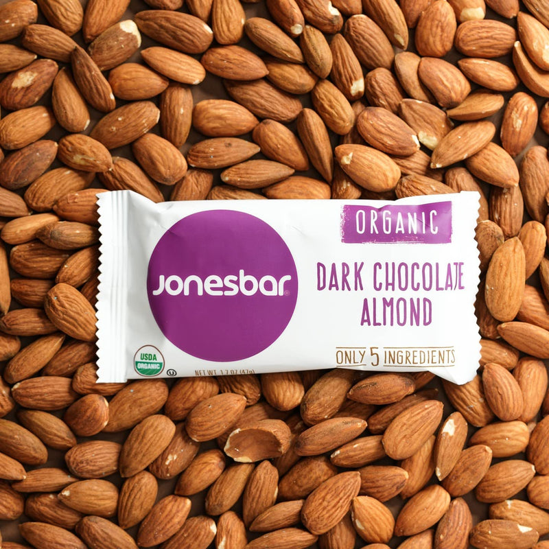 JONESBAR (Variety Pack, 12 Count (Pack of 1)), USDA Organic Fruit & Nut Bar, Non-GMO, Kosher, Vegan, Gluten Free, Simple Snack Bar