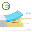 ZINUS 10 Inch Green Tea Cooling Gel Memory Foam Mattress, Fiberglass Free, Cooling Gel Foam, Pressure Relieving, CertiPUR-US Certified, Bed-in-a-Box, Queen