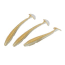 RUNCL Swimbaits Paddle 10/20/30/40PCS, 5/4/3/2 Inchs Paddle Tail, Soft Lure for Trout Crappie Bass, Durable Plastic Bait Swimmer for Saltwater/Freshwater, Fishing Lover's Gift