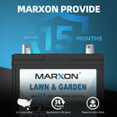 Marxon U1 320CCA Riding Lawn Mower Batteries, Garden Tractors Battery Maintenance Free AGM Battery, Compatible with Troy-Bilt, John Deere, Toro, Cub Cadet, Craftsman, Ariens Poulan Pro Massey Ferguson
