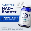 TRU NIAGEN Patented NAD Supplement for Anti Aging and Cell Regeneration, 300mg Niagen, 30 Servings | Supports Cellular Energy, Brain, Muscle | Nicotinamide Riboside (NR) Take 1 Daily | 2 Bottles