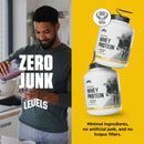 Levels Grass Fed Whey Protein Powder, No Artificials, 24G of Protein, Double Chocolate, 5LB