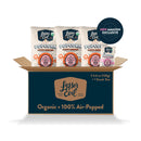 LesserEvil Himalayan Pink Salt Organic Popcorn, Premium Quality, Minimally Processed, No Vegetable Oil, 0.46 Oz, Pack of 24