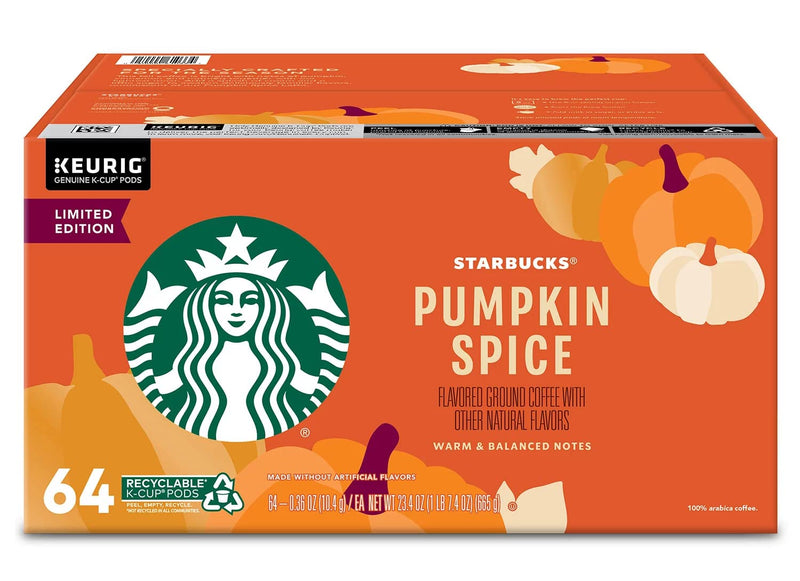 Starbucks K-Cup Coffee Pods—Caramel Flavored Coffee—100% Arabica—1 box (40 pods)