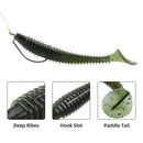 RUNCL Swimbaits Paddle 10/20/30/40PCS, 5/4/3/2 Inchs Paddle Tail, Soft Lure for Trout Crappie Bass, Durable Plastic Bait Swimmer for Saltwater/Freshwater, Fishing Lover's Gift