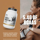 Levels Grass Fed Whey Protein Powder, No Artificials, 24G of Protein, Double Chocolate, 5LB