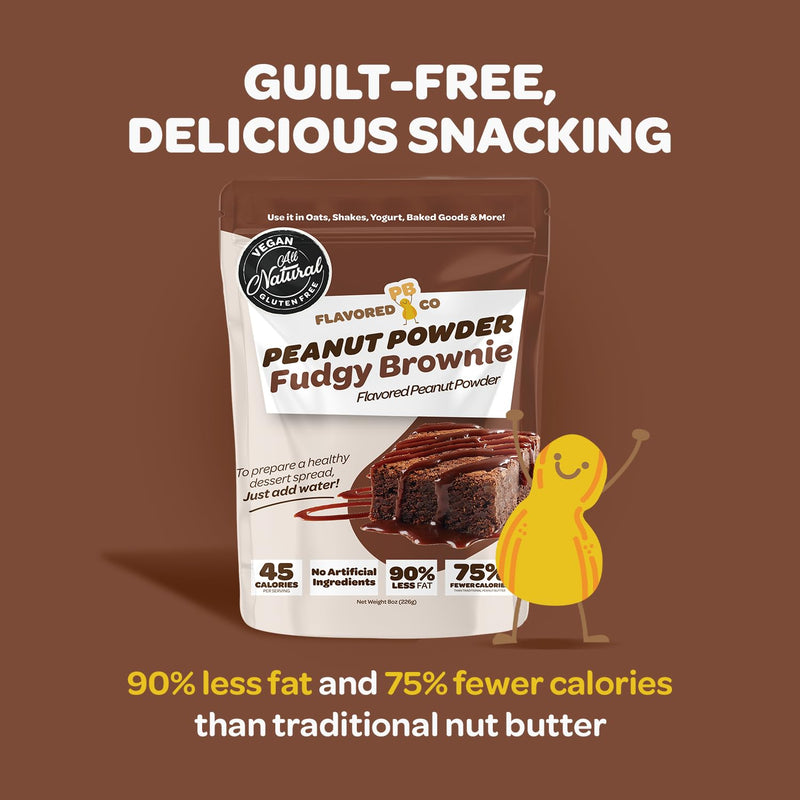 Flavored PB Co. Peanut Butter Powder, Low Carb and Only 45 Calories, All-Natural from US Farms (Mint Chocolate Cookie)