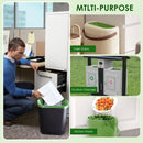 3 Gallon Compostable Trash Bags with Drawstring, Heavy Duty Extra Thick 1 Mil, 11.36 Liter, 50 Bags, Small Kitchen Food Scrap Waste Bag, US BPI and OK Compost Home Certified(3 Gallon 50 Count)