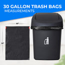 ToughBag 30 Gallon Trash Bags Drawstring (150 Count) Large Black Garbage Bags 30+ Gallon, Heavy Duty 30 Gallon Trash Bags for Kitchen, Commercial & Lawn