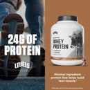 Levels Grass Fed Whey Protein Powder, No Artificials, 24G of Protein, Double Chocolate, 5LB