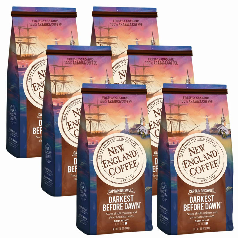 New England Coffee Hazelnut Crème Medium Roast Ground Coffee, 22oz Bag (Pack of 1)