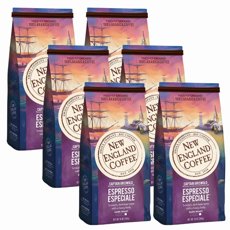 New England Coffee Hazelnut Crème Medium Roast Ground Coffee, 22oz Bag (Pack of 1)