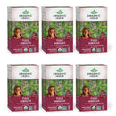 Organic India Tulsi Sleep Herbal Tea - Holy Basil, Stress Relieving & Relaxing, Immune Support, Balances Sleep Cycles, Vegan, USDA Certified Organic, Non-GMO, Caffeine-Free - 18 Infusion Bags, 6 Pack