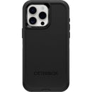 OtterBox iPhone 15 Pro MAX (Only) Defender Series Case - BLACK, Screenless, Rugged & Durable, with Port Protection, Includes Holster Clip Kickstand