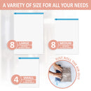 20 Pack Vacuum Storage Bags, Space Saver Bags (4 Jumbo/4 Large/4 Medium/4 Small/4 Roll) Compression for Comforters and Blankets, Sealer Clothes Storage, Hand Pump Included