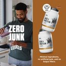 Levels Grass Fed Whey Protein Powder, No Artificials, 24G of Protein, Double Chocolate, 5LB