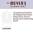 MRS. MEYER'S CLEAN DAY Liquid Hand Soap Refill, Cruelty Free and Biodegradable Formula, Lavender Scent, 33 Fl Oz (Pack of 1)