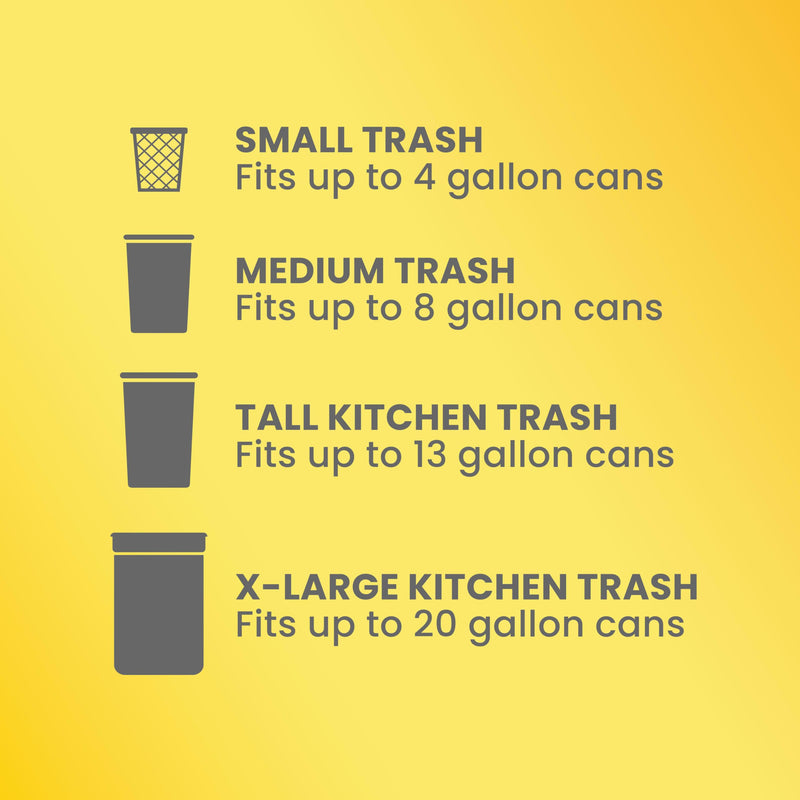 Glad Tall Kitchen Drawstring Trash Bags - Odorshield 13 Gallon White Trash Bag, Febreze Fresh Clean, 110 Count