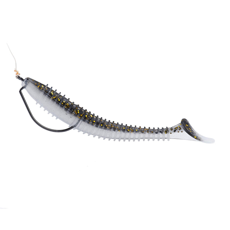 RUNCL Swimbaits Paddle 10/20/30/40PCS, 5/4/3/2 Inchs Paddle Tail, Soft Lure for Trout Crappie Bass, Durable Plastic Bait Swimmer for Saltwater/Freshwater, Fishing Lover's Gift