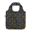 HOLYLUCK set of 3 Reusable Grocery Bags,Heavy Duty Foldable Shopping Bag-sky blue