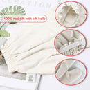 Garshana Gloves Raw Gloves for Ayurvedic, Cellulite Reduction & Dry Brushing – 100% Pure Garshana Gloves with Elastic Wrist Bands for Ayurvedic (2pcs)