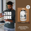 Levels Grass Fed Whey Protein Powder, No Artificials, 24G of Protein, Double Chocolate, 5LB