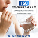 Dr. Berg Magnesium Glycinate with Vitamin D, B6 & Zinc for Stress Relief, Calm, Relaxation, & Good Sleep* - 120 mg Per Magnesium Bisglycinate Capsule - Chelated Magnesium Glycinate - 150 Caps