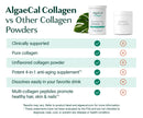 ALGAECAL Collagen: 4 Clinically-Supported Peptides VERISOL®, FORTIGEL®, UC-II®, FORTIBONE®, Anti-Aging Hydrolyzed Collagen Powder, 30 Servings, Made in USA
