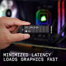 WD_BLACK 1TB SN850X NVMe Internal Gaming Solid State Drive with Heatsink - Works with Playstation 5, Gen4 PCIe, M.2 2280, Up to 7,300 MB/s - WDS100T2XHE