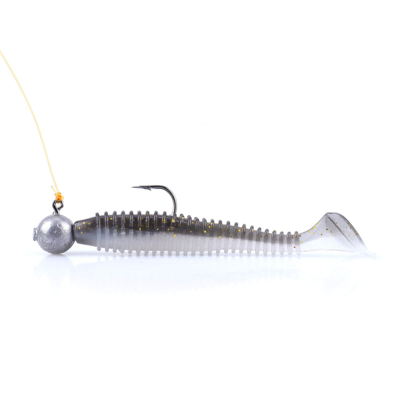 RUNCL Swimbaits Paddle 10/20/30/40PCS, 5/4/3/2 Inchs Paddle Tail, Soft Lure for Trout Crappie Bass, Durable Plastic Bait Swimmer for Saltwater/Freshwater, Fishing Lover's Gift