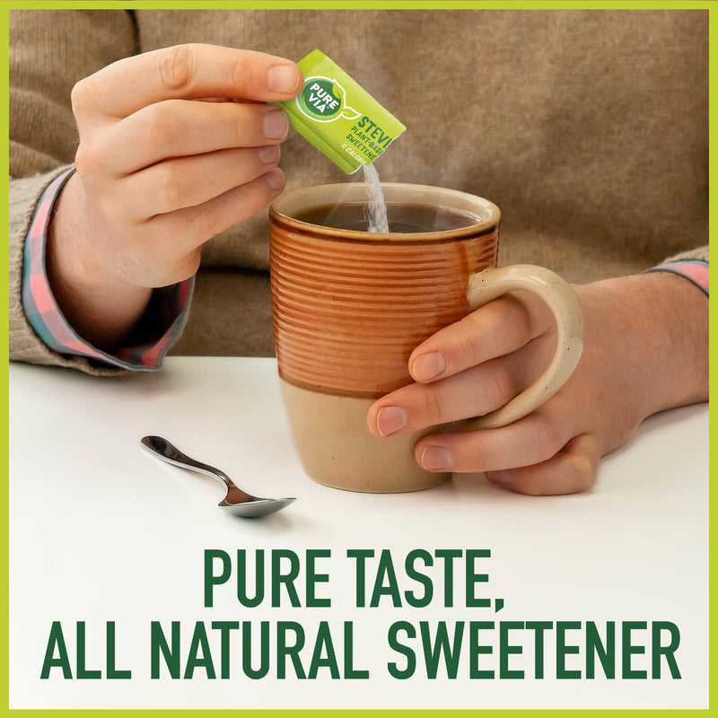 Pure Via Stevia Sweetener 28.2oz (800 packets)