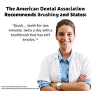 Amazon Basics Clean Plus Toothbrushes, Soft, Full, 10 Count, 1 Pack (Previously Solimo)