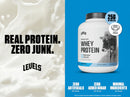Levels Grass Fed Whey Protein Powder, No Artificials, 24G of Protein, Double Chocolate, 5LB