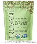 Truvani Vegan Pea Protein Powder | Vanilla | 20g Organic Plant Based Protein | 18 Servings | Keto | Gluten & Dairy Free | Low Carb | No Added Sugar