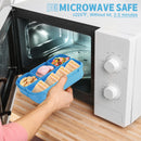 Bento Box Adult Lunch Box, Lunch Containers for Kids Girls Boys with 4 Compartments, Lunchable Food Container with Utensils, Sauce Jar, Muffin Liners, 40 Oz/5 Cup, Microwave & Dishwasher Safe, Navy