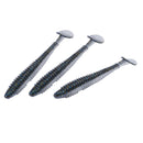 RUNCL Swimbaits Paddle 10/20/30/40PCS, 5/4/3/2 Inchs Paddle Tail, Soft Lure for Trout Crappie Bass, Durable Plastic Bait Swimmer for Saltwater/Freshwater, Fishing Lover's Gift